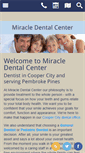 Mobile Screenshot of miracledentalcenter.com